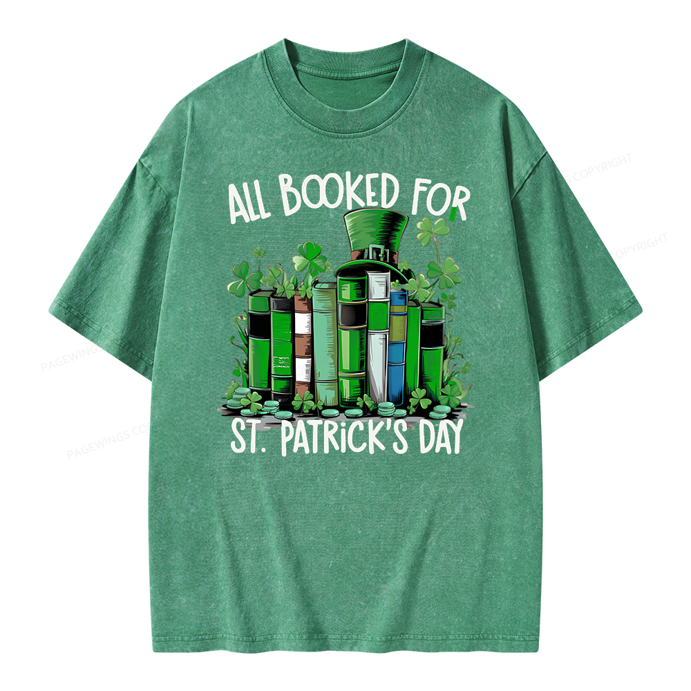 Pagewing Bookish Shirt,Funny Book Lover Shirt Unisex Washed T-shirt