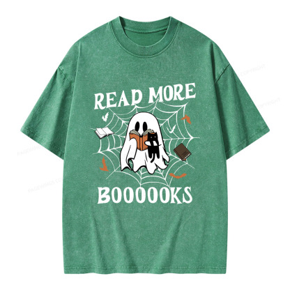 Pagewings Read More Boooooks Unisex Washed T-shirt