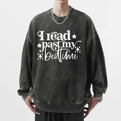 Pagewing I Read Past My Bedtime Unisex Tee Unisex Washed Sweatshirt