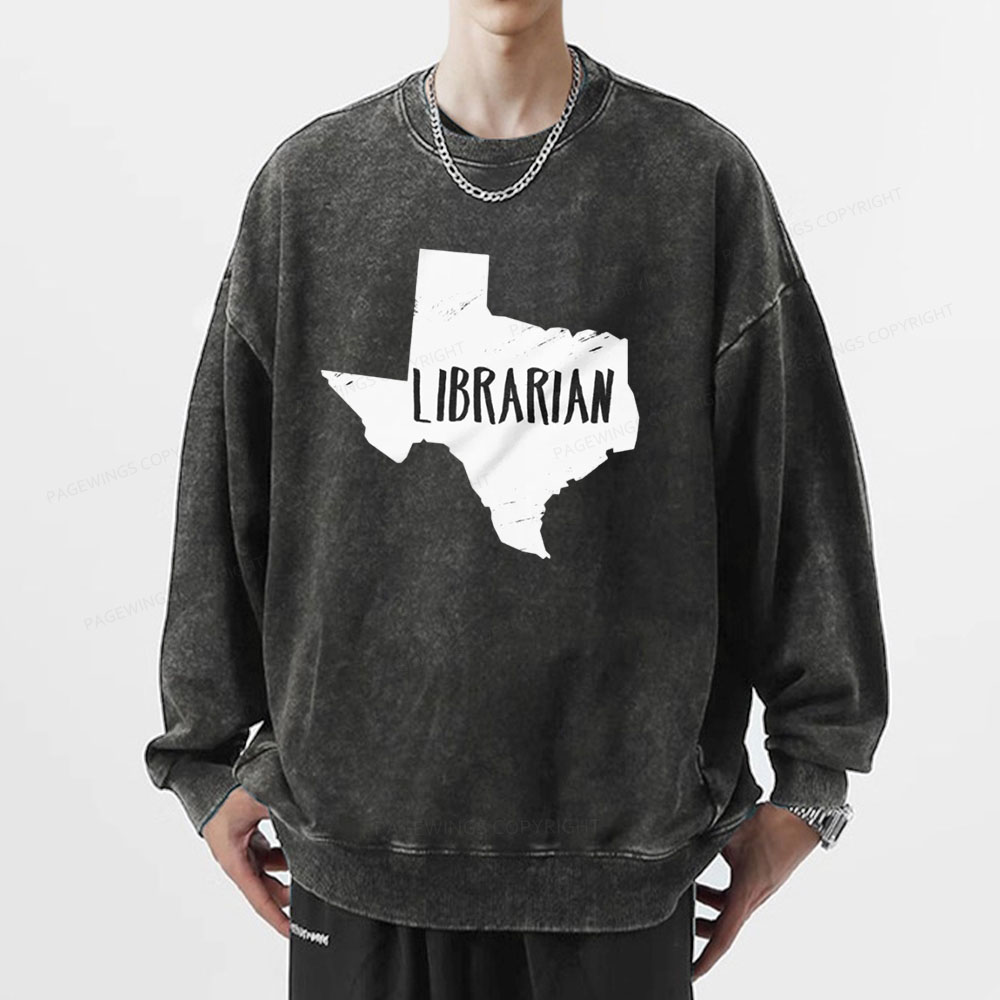 Pagewings Thanku Next Chapter Unisex Washed Sweatshirt