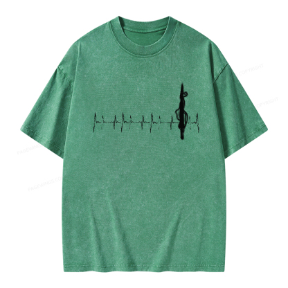 Pagewings Ten Heartbeats Stormlight Unisex Washed T-shirt