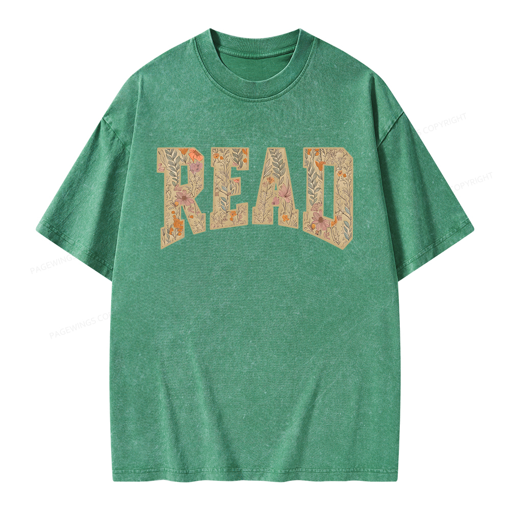 Pagewings Read  Unisex Washed T-shirt