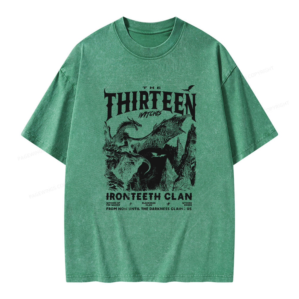 Pagewings The Thirteen Unisex Washed T-shirt