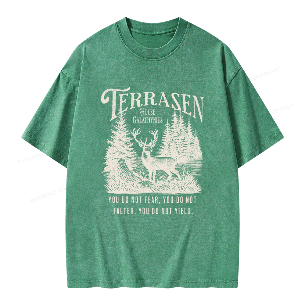 Pagewings Terrasen Unisex Washed T-shirt
