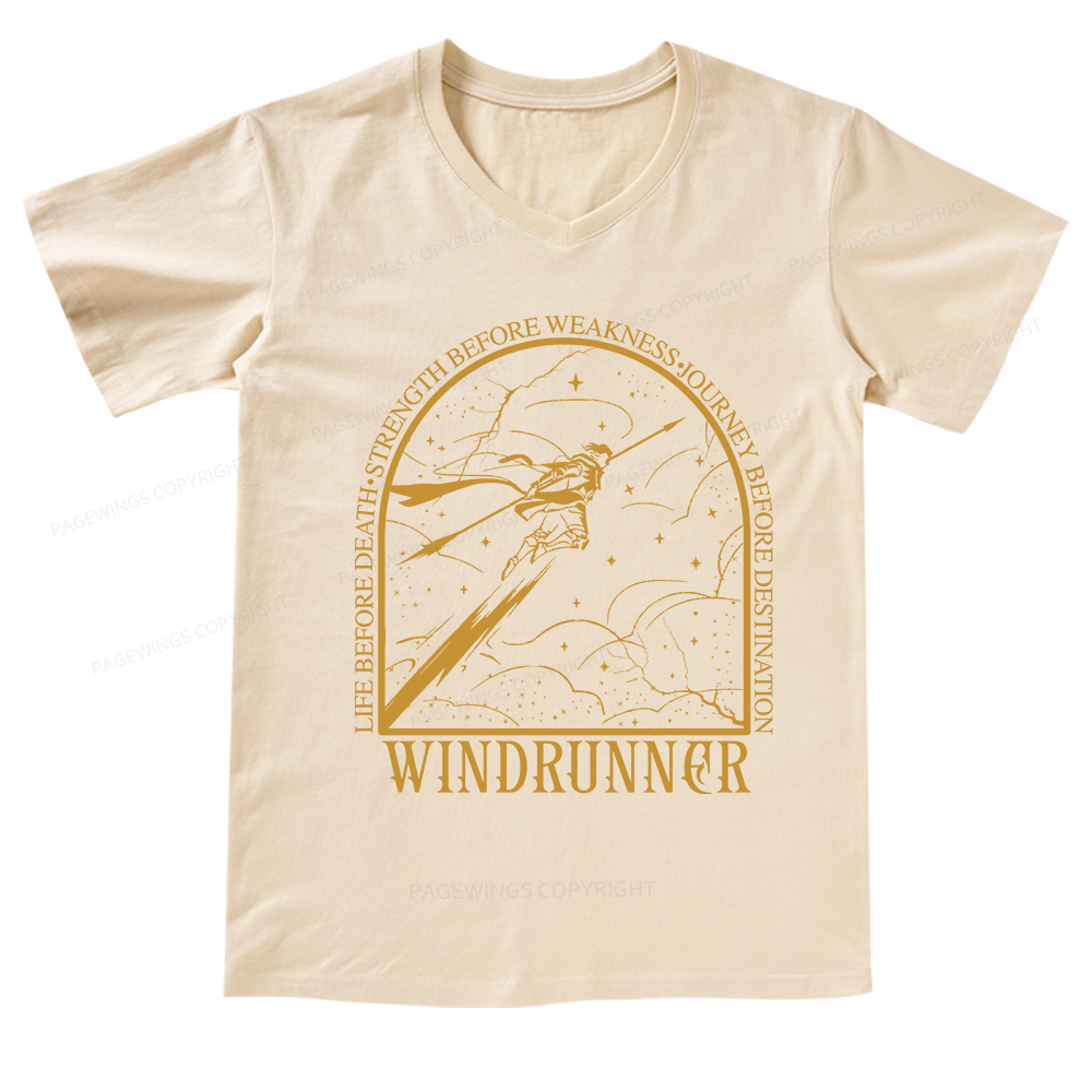 Pagewings Windrunner V-neck T-shirt