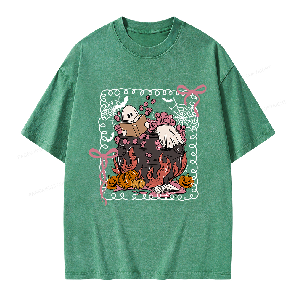 Pagewings Booookaholic Unisex Washed T-shirt