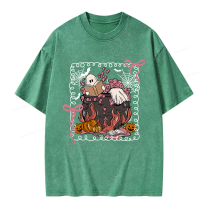 Pagewings Booookaholic Unisex Washed T-shirt