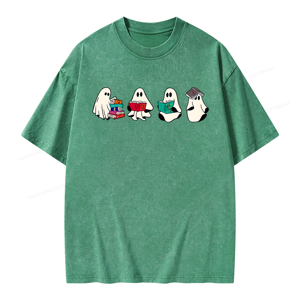 Pagewings Acotar Ghost Unisex Washed T-shirt