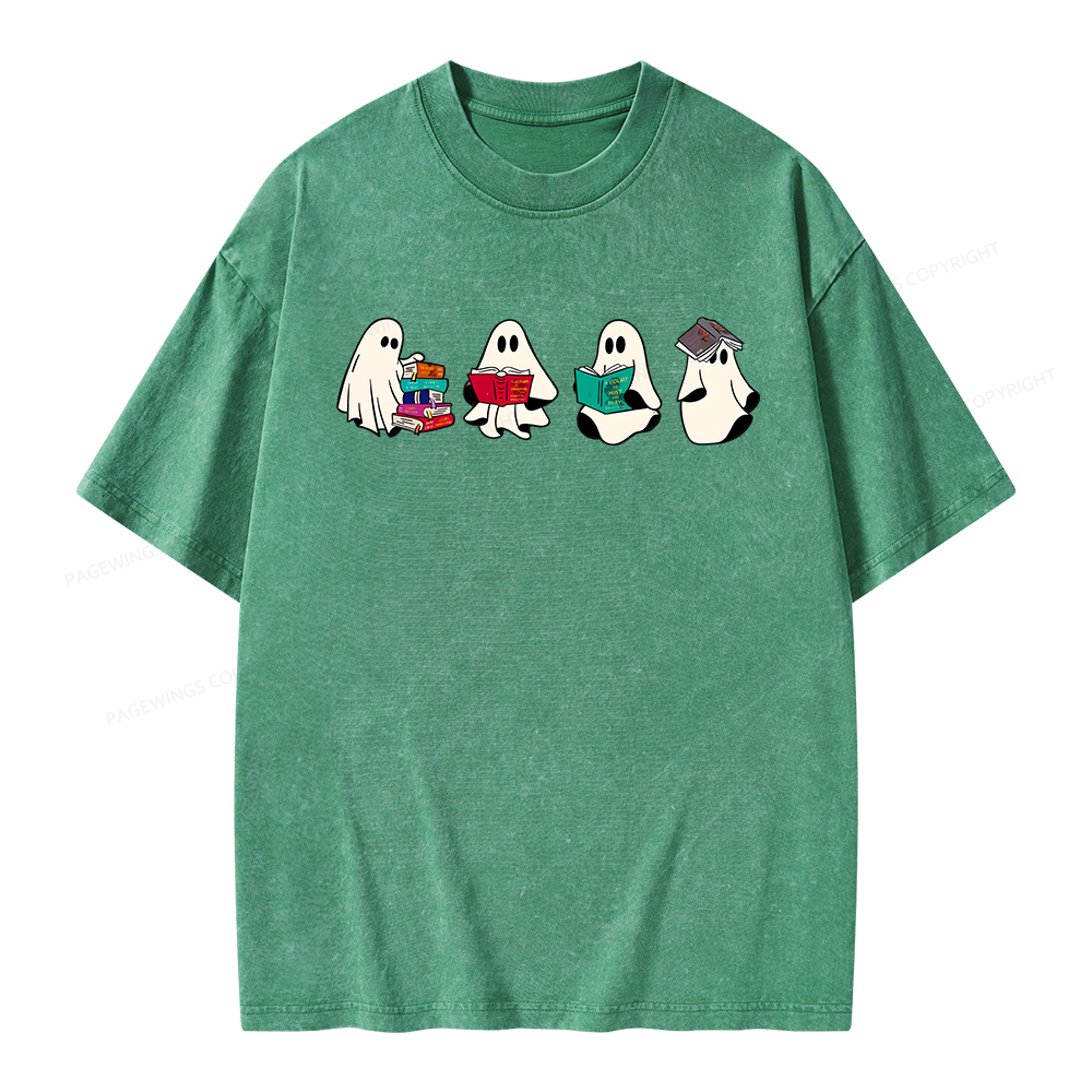 Pagewings Acotar Ghost Unisex Washed T-shirt