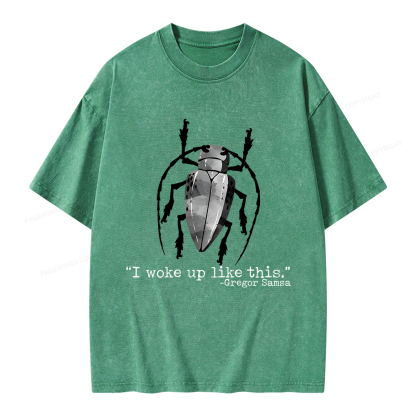 Pagewings I Woke Up Like This Unisex Washed T-shirt