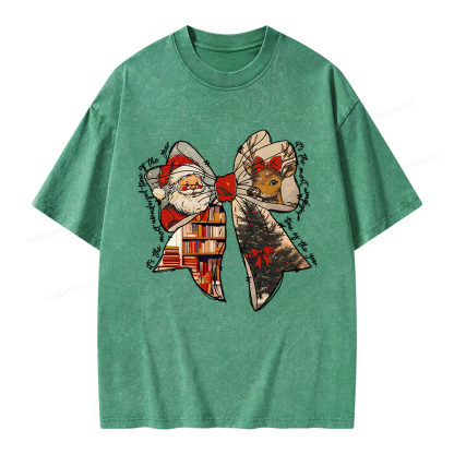 Pagewings It's The Most Wonderful Time Of The Year Unisex Washed T-shirt