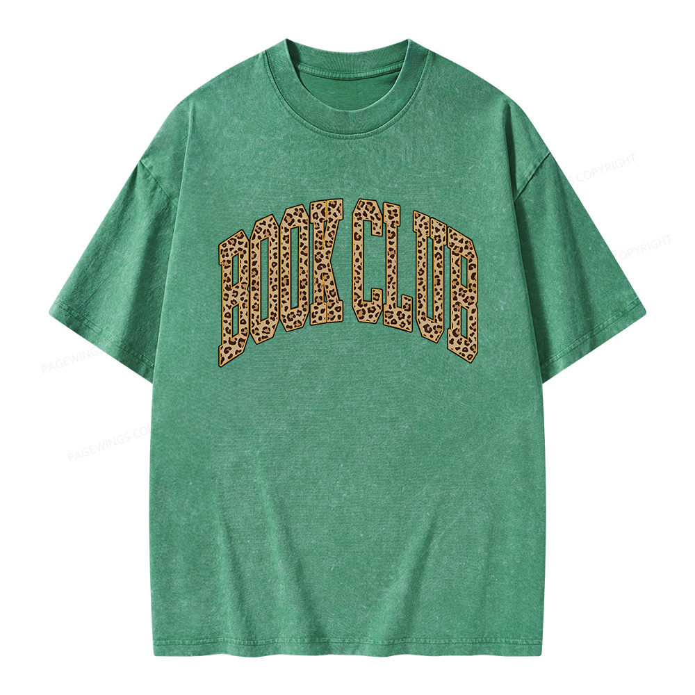 Pagewings Book Club Unisex Washed T-shirt