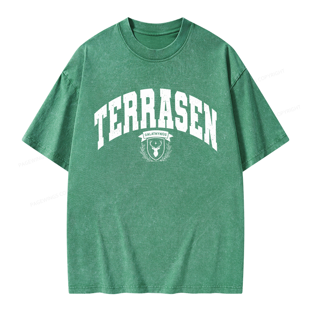 Pagewings Terrasen Unisex Washed T-shirt