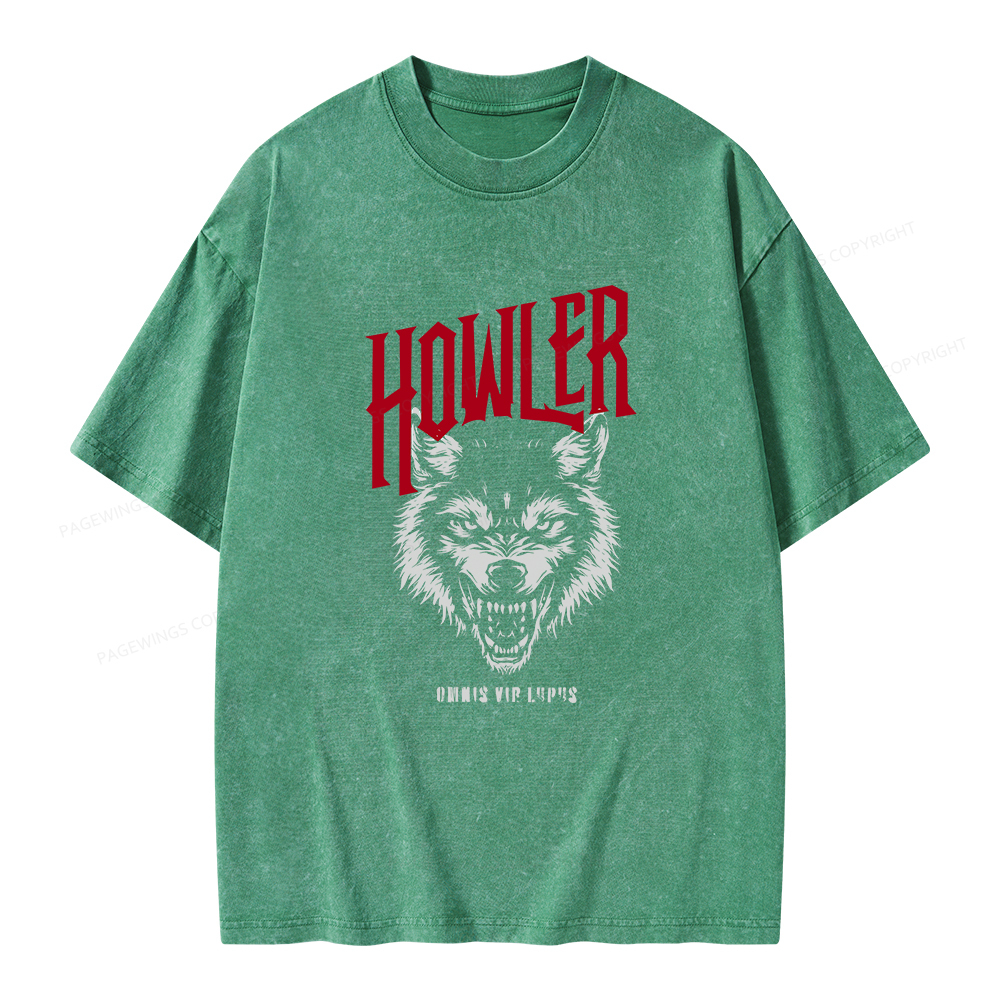 Pagewings Howler Unisex Washed T-shirt