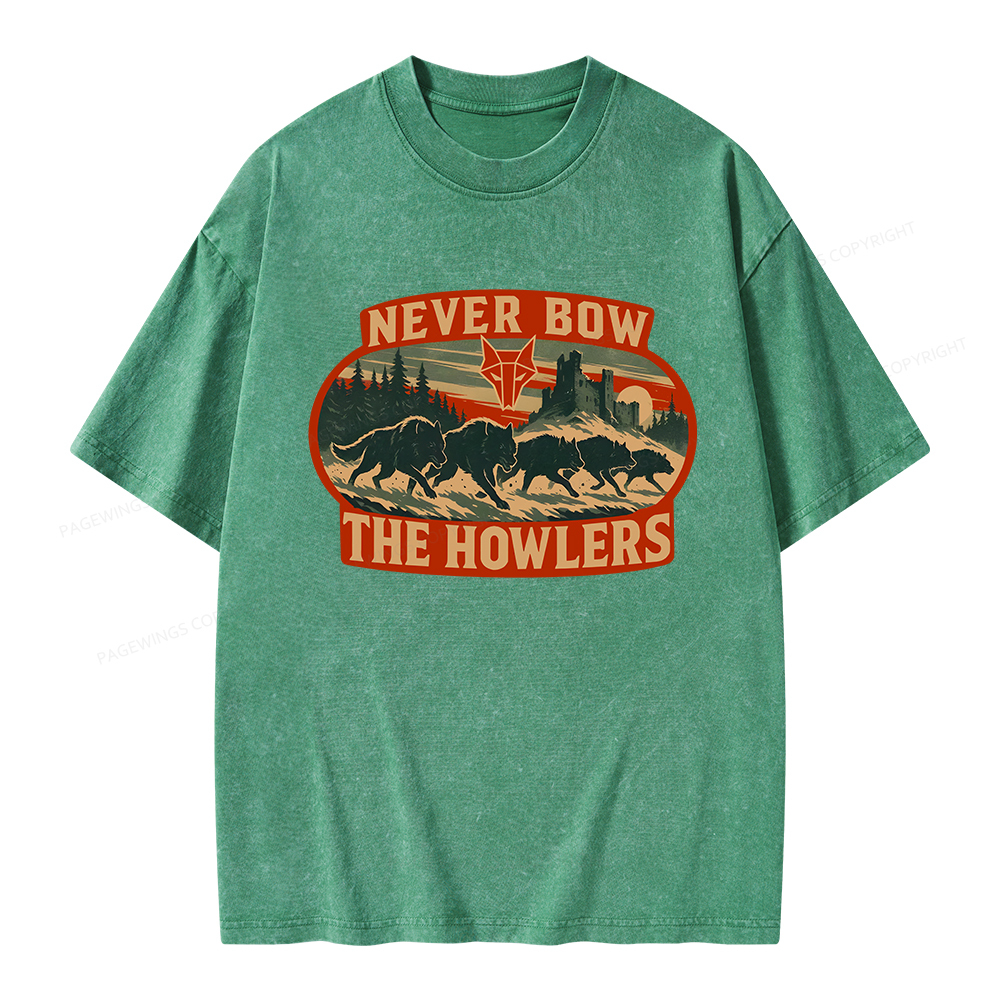 Pagewings The Howlers Unisex Washed T-shirt