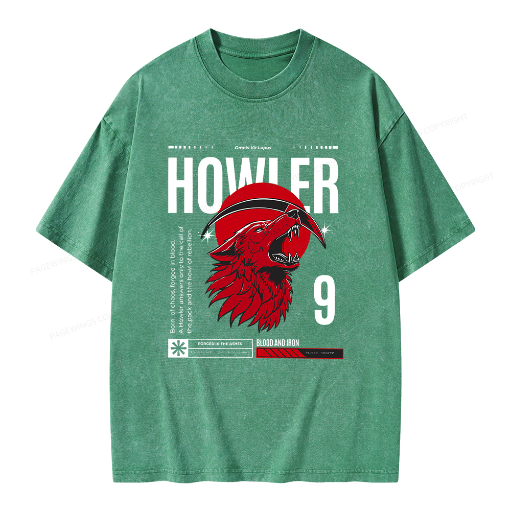 Pagewings Howler Unisex Washed T-shirt