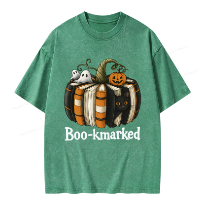 Pagewings Bookmarked Unisex Washed T-shirt