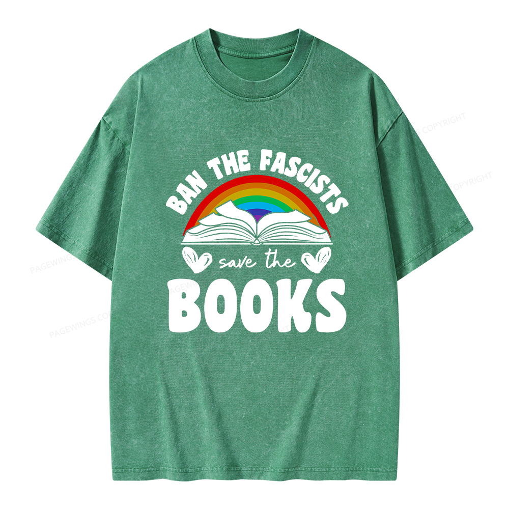 Pagewings Banned books T-Shirt Unisex Washed T-shirt