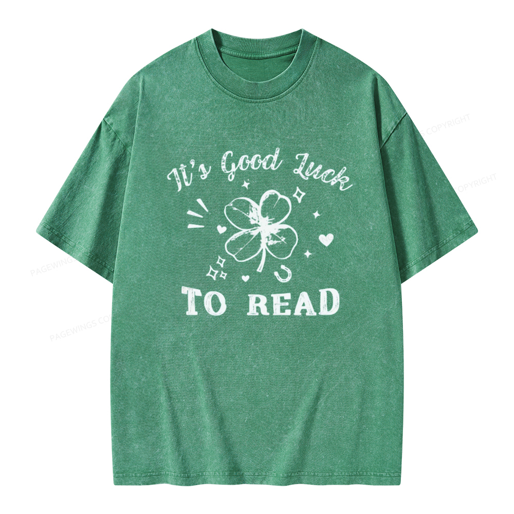Pagewings St Patricks Day Teacher Shirts  Unisex Washed T-shirt