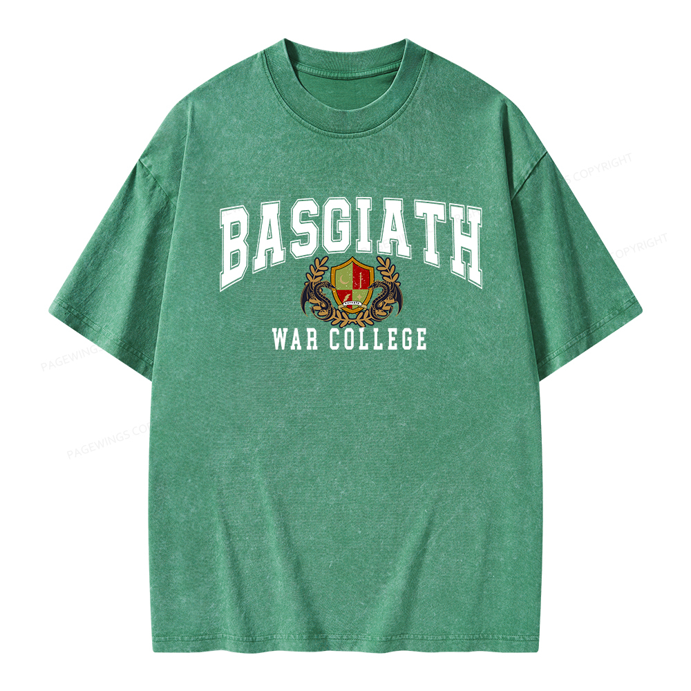 Pagewings Basgiat War Collage Unisex Washed T-shirt