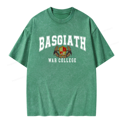 Pagewings Basgiat War Collage Unisex Washed T-shirt
