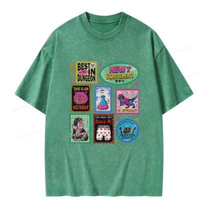 Pagewings New Achievement Unisex Washed T-shirt