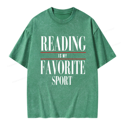 Pagewings Vintage Reading Sweatshirt, Booklover gift  Unisex Washed T-shirt