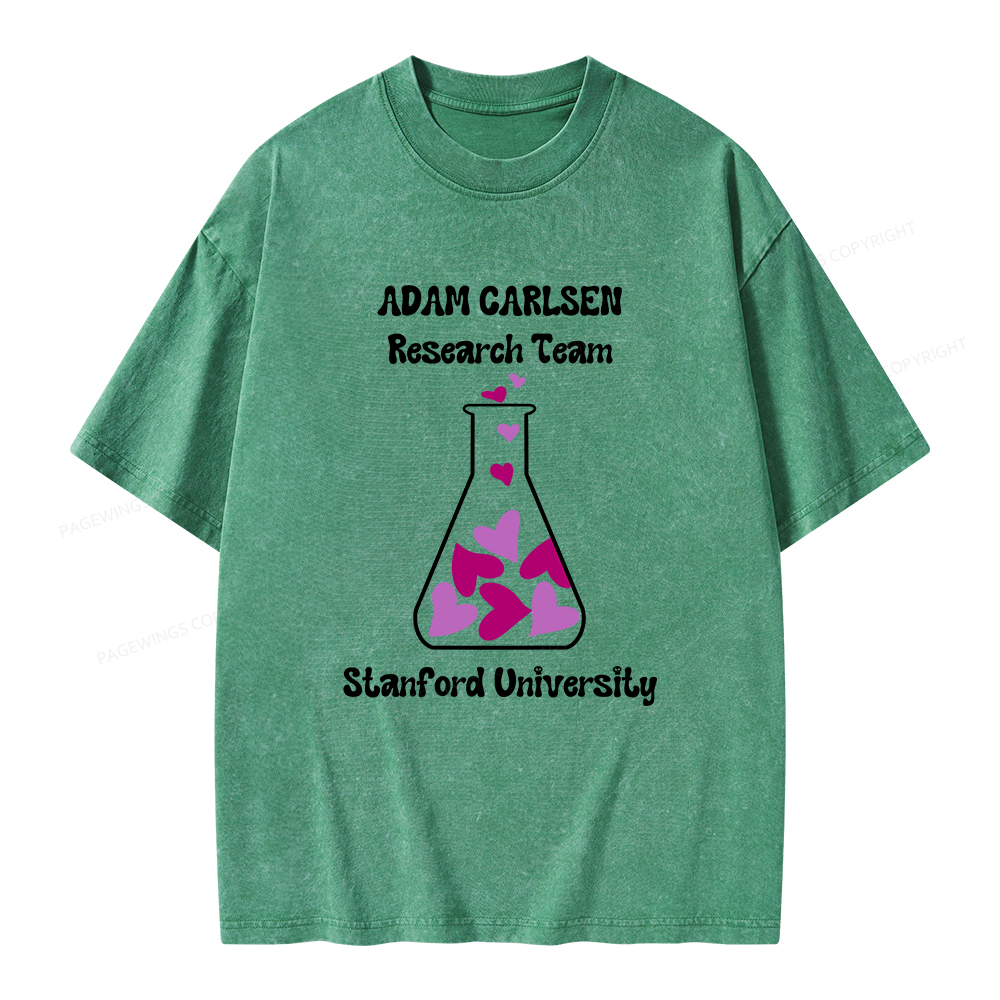 Pagewings Adam Carlsen Research Team Unisex Washed T-shirt
