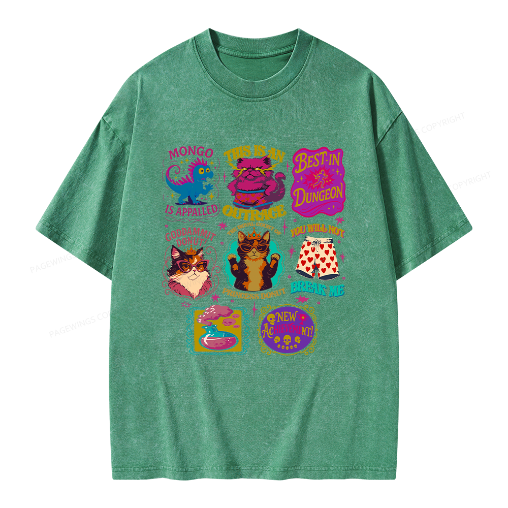 Pagewings This Is An Outrage Unisex Washed T-shirt