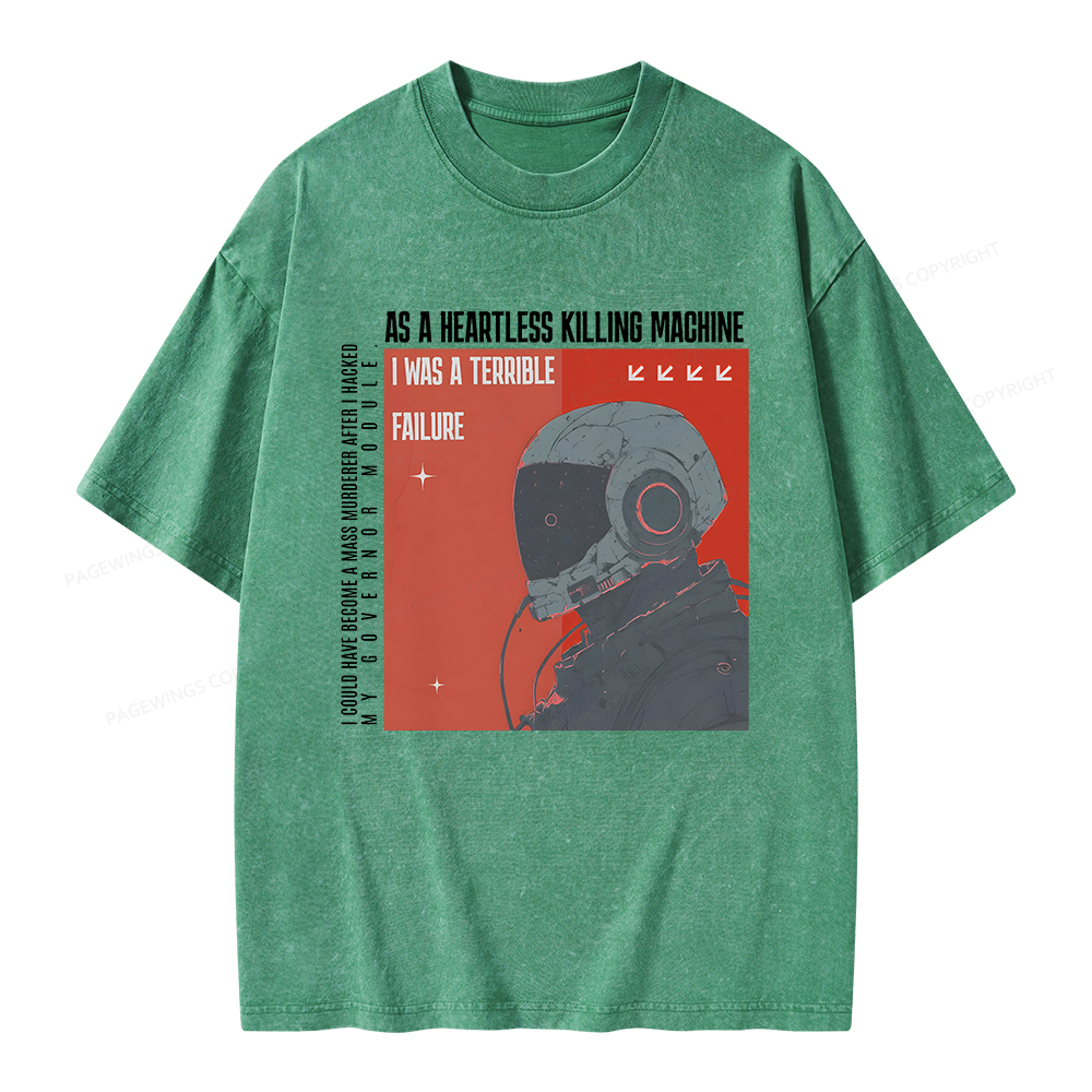 Pagewings I Was A Terrible Failure Unisex Washed T-shirt