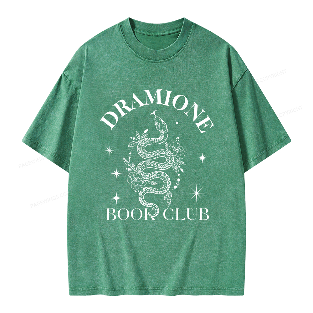 Pagewings Dramione Book Club Unisex Washed T-shirt