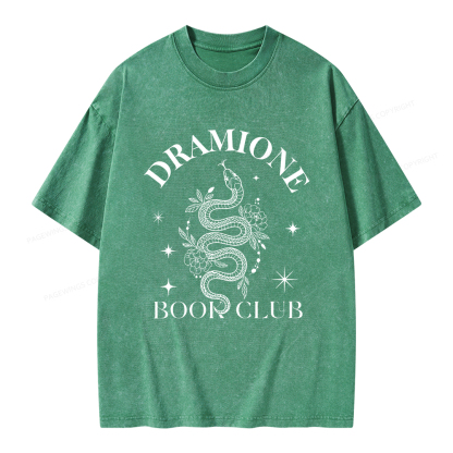 Pagewings Dramione Book Club Unisex Washed T-shirt