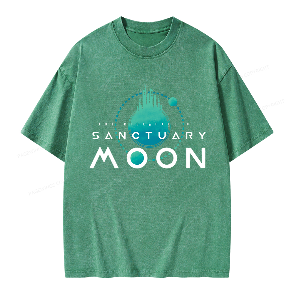 Pagewings Sanctuary Moon Unisex Washed T-shirt