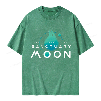 Pagewings Sanctuary Moon Unisex Washed T-shirt