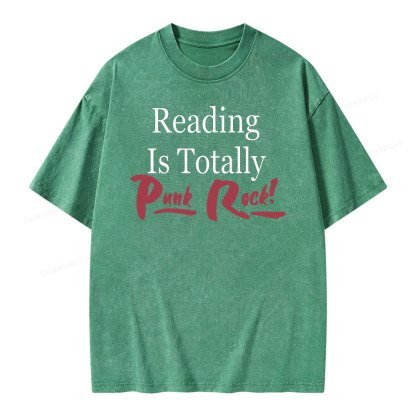 [Copy]Pagewings Reading Is TOTALLY Shirt Unisex Washed T-shirt