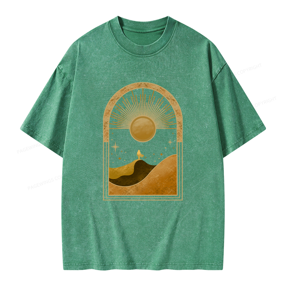 Pagewings Sci-Fi Lover Unisex Washed T-shirt