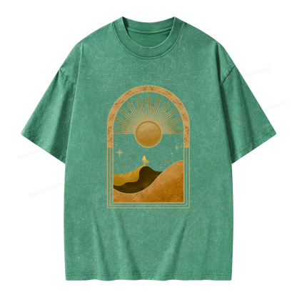 Pagewings Sci-Fi Lover Unisex Washed T-shirt