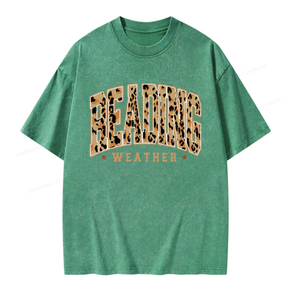 Pagewings Reading Unisex Washed T-shirt