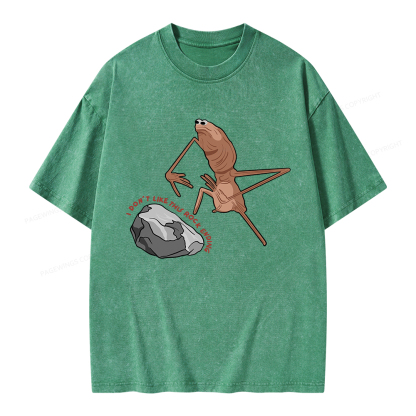 Pagewings I Don’t Like This Rock Ending Unisex Washed T-shirt