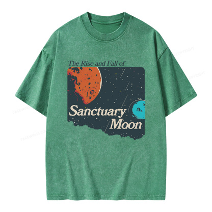 Pagewings Sanctuary Moon Unisex Washed T-shirt
