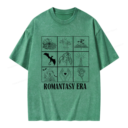 Pagewings Romantasy Era Book Shirt Comfort Colors t-shirt Unisex Washed T-shirt