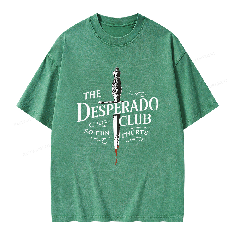 Pagewings Desperado Club Unisex Washed T-shirt