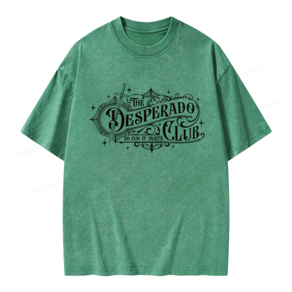 Pagewings The Desperado Club Unisex Washed T-shirt