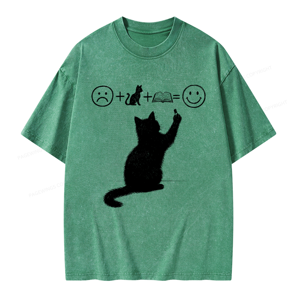 Pagewings A Good Life Is Made Up of Books Unisex Washed T-shirt