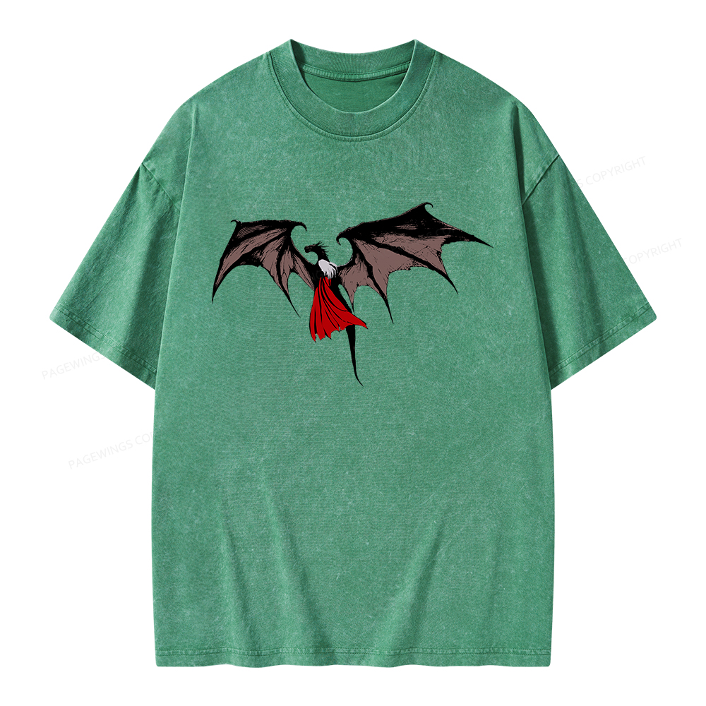 Pagewings Manon Blackbeak Unisex Washed T-shirt