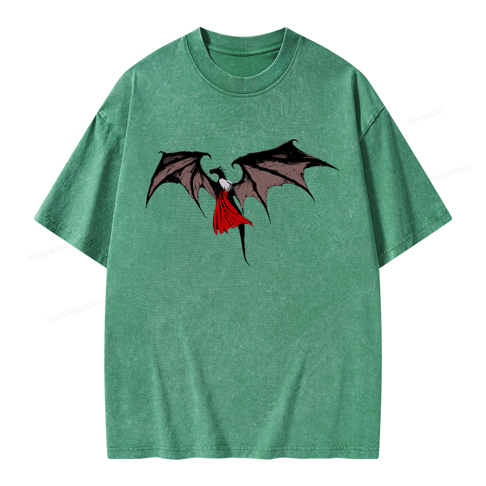 Pagewings Manon Blackbeak Unisex Washed T-shirt