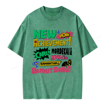 Pagewings New Achievement Unisex Washed T-shirt