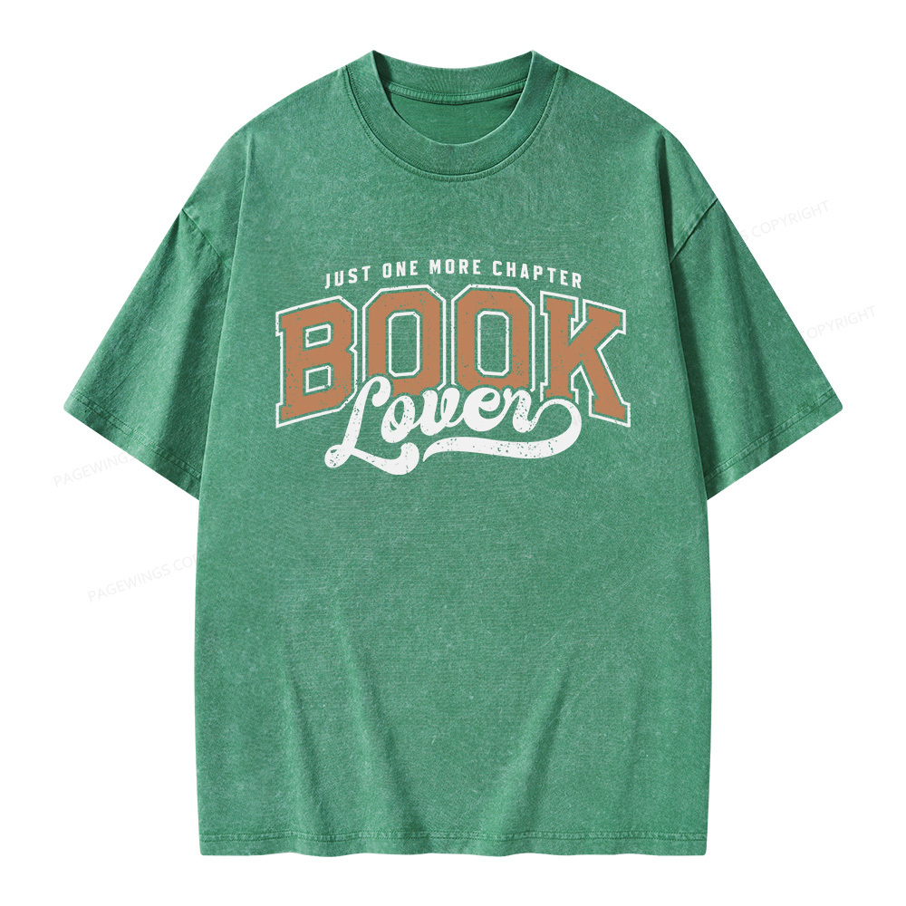 Pagewings One More Chapter Unisex Washed T-shirt