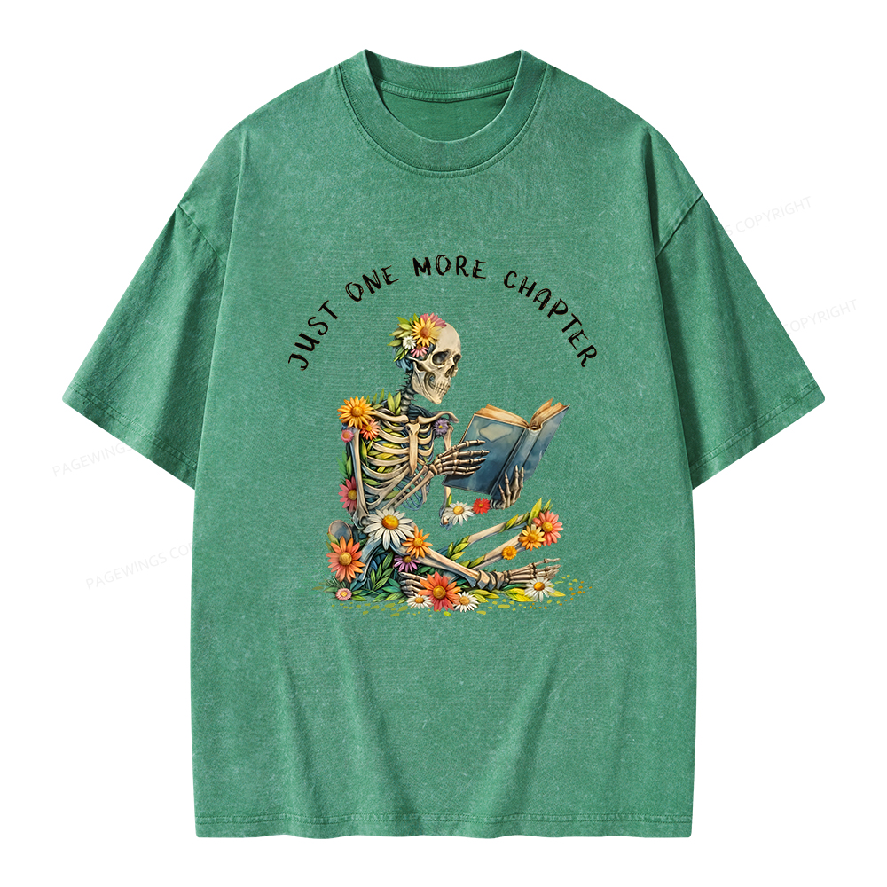 Pagewings Just More Chapter Unisex Washed T-shirt