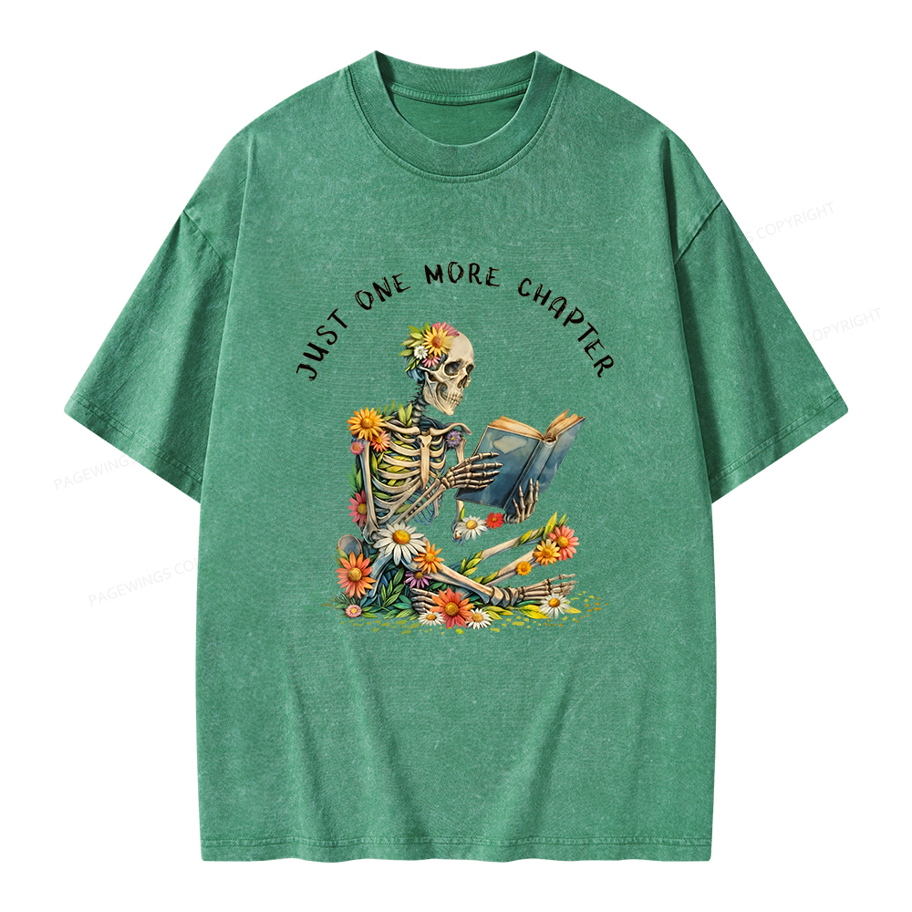 Pagewings Just More Chapter Unisex Washed T-shirt